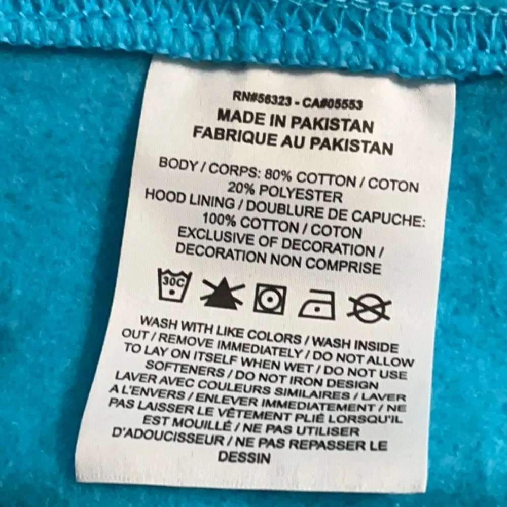 Nike Kids‎ Teal Hoodie - Just Do It size M
